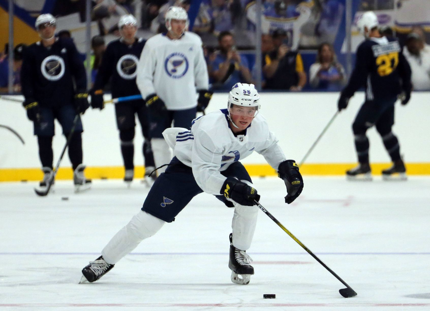St. Louis Blues pre-season starts, Jake Christiansen